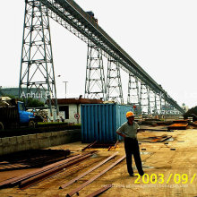 Cema / DIN / ASTM / Sha aplicação de correia transportadora com treliça na metalurgia / mineração / porto / estação de energia